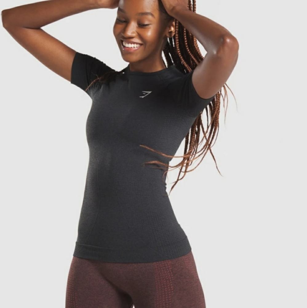 Gymshark Vital Seamless black marl medium